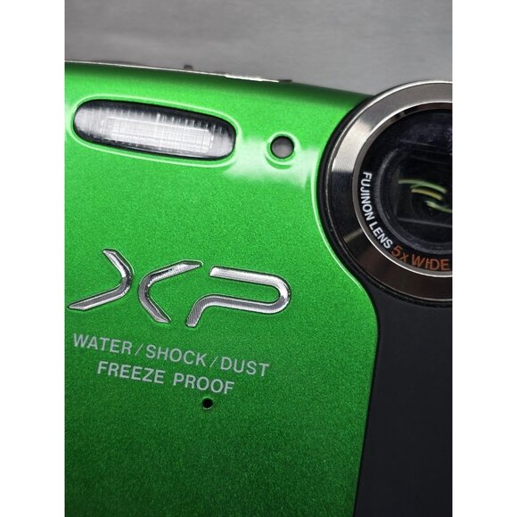 Fujifilm FinePix XP50 Waterproof Digital Camera Green Tested & Working - Picture 16 of 17